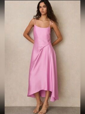 REISS Zoey Satin Slip Dress